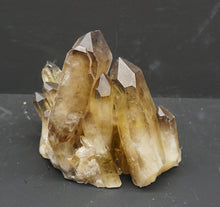 Lade das Bild in den Galerie-Viewer, M331 Citrin Stufe Top mit einem flachen Kristall
