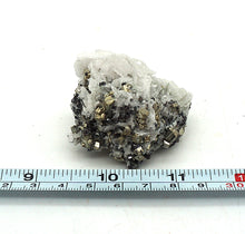 Lade das Bild in den Galerie-Viewer, M434 Bergkristall, Pyrit, Galenit
