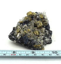 Lade das Bild in den Galerie-Viewer, M439 Bergkristall, Pyrit, Galenit
