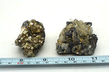 Lade das Bild in den Galerie-Viewer, M449 Bergkristall, Pyrit, Galenit
