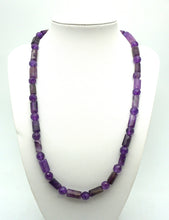 Lade das Bild in den Galerie-Viewer, P102 Amethyst Halskette facettiert
