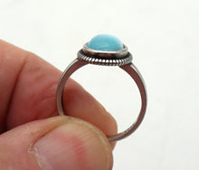Charger l'image dans la galerie, S110 Silberfarbiger Ring mit Larimar
