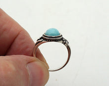 Charger l'image dans la galerie, S115 Silberfarbiger Ring mit Larimar
