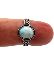Charger l'image dans la galerie, S116 Silberring 925 mit Larimar
