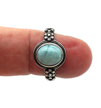 Charger l'image dans la galerie, S117 Silberring 925 mit Larimar
