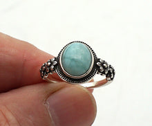 Charger l'image dans la galerie, S117 Silberring 925 mit Larimar
