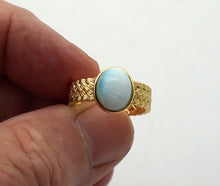 Charger l'image dans la galerie, S119 Silberring 925 mit Larimar
