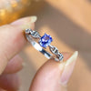 S152 Silberring 925 mit Tansanit