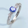 S157 Silberring 925 mit Tansanit