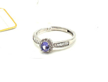 Lade das Bild in den Galerie-Viewer, S159 Silberring 925 mit Tansanit
