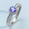 S159 Silberring 925 mit Tansanit