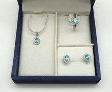 Lade das Bild in den Galerie-Viewer, S451 Silber Set 925 mit Apatite
