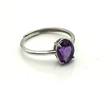Load image into Gallery viewer, S901 Silber Ring 925 mit Amethyst
