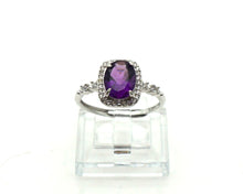 Load image into Gallery viewer, S903 Silber Ring 925 mit Amethyst
