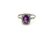 Load image into Gallery viewer, S903 Silber Ring 925 mit Amethyst
