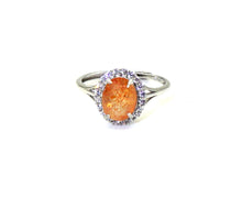 Load image into Gallery viewer, S906 Silber Ring 925 mit Sonnenstein
