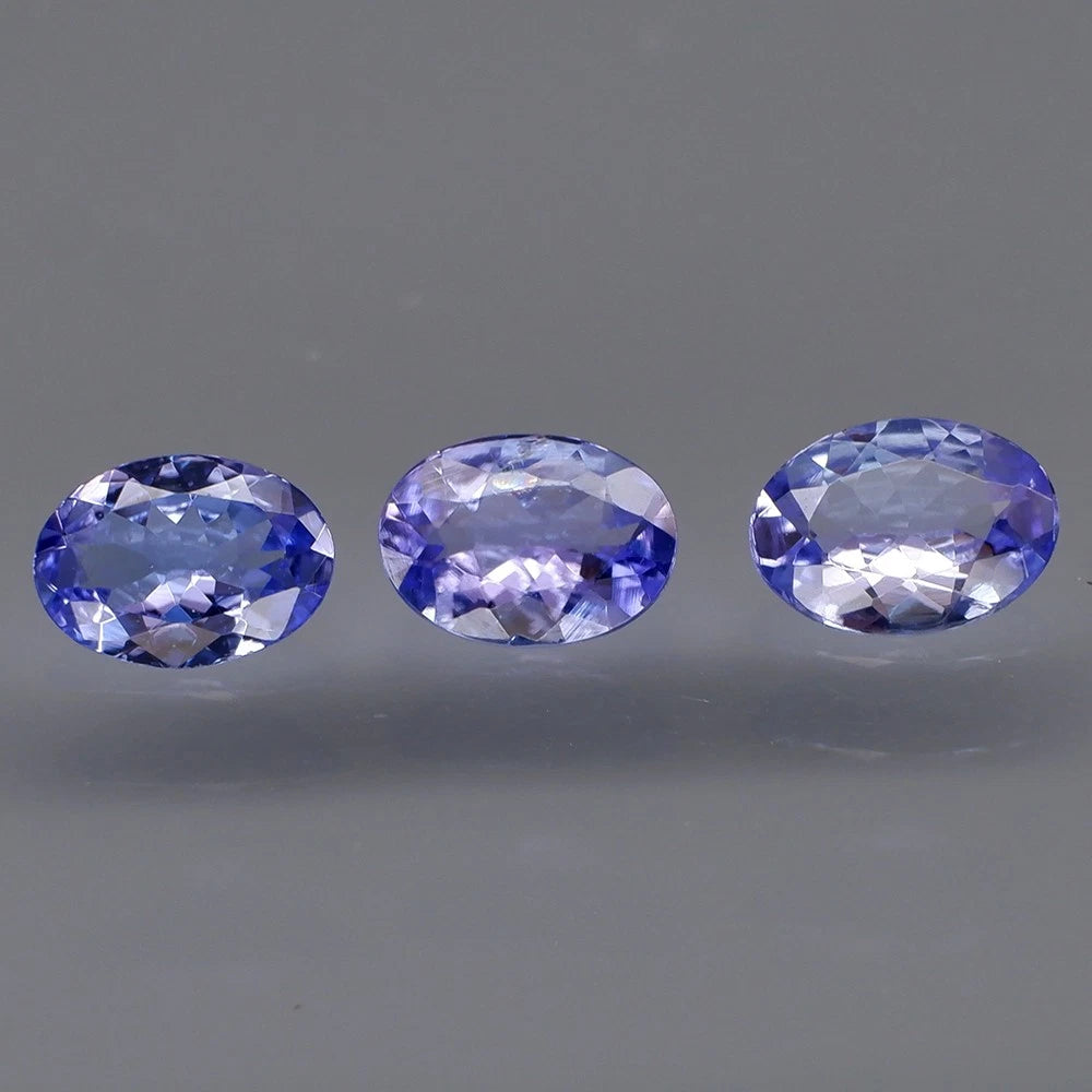 E1156 Tansanit 3Stk 2,05ct.