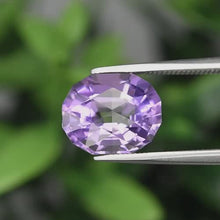 Laden und Abspielen von Videos im Galerie-Viewer, E1028 Amethyst Rose Cut 3,44 ct.
