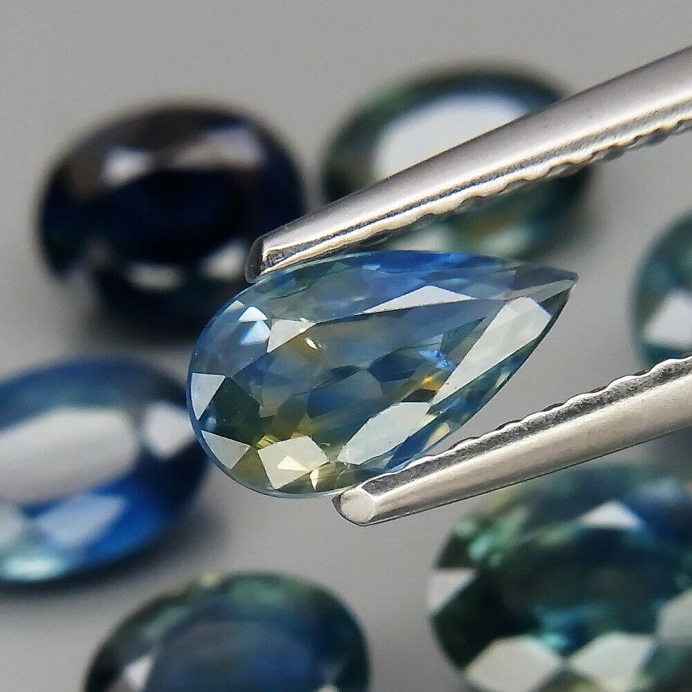 E673 Safir blau 0,75ct.