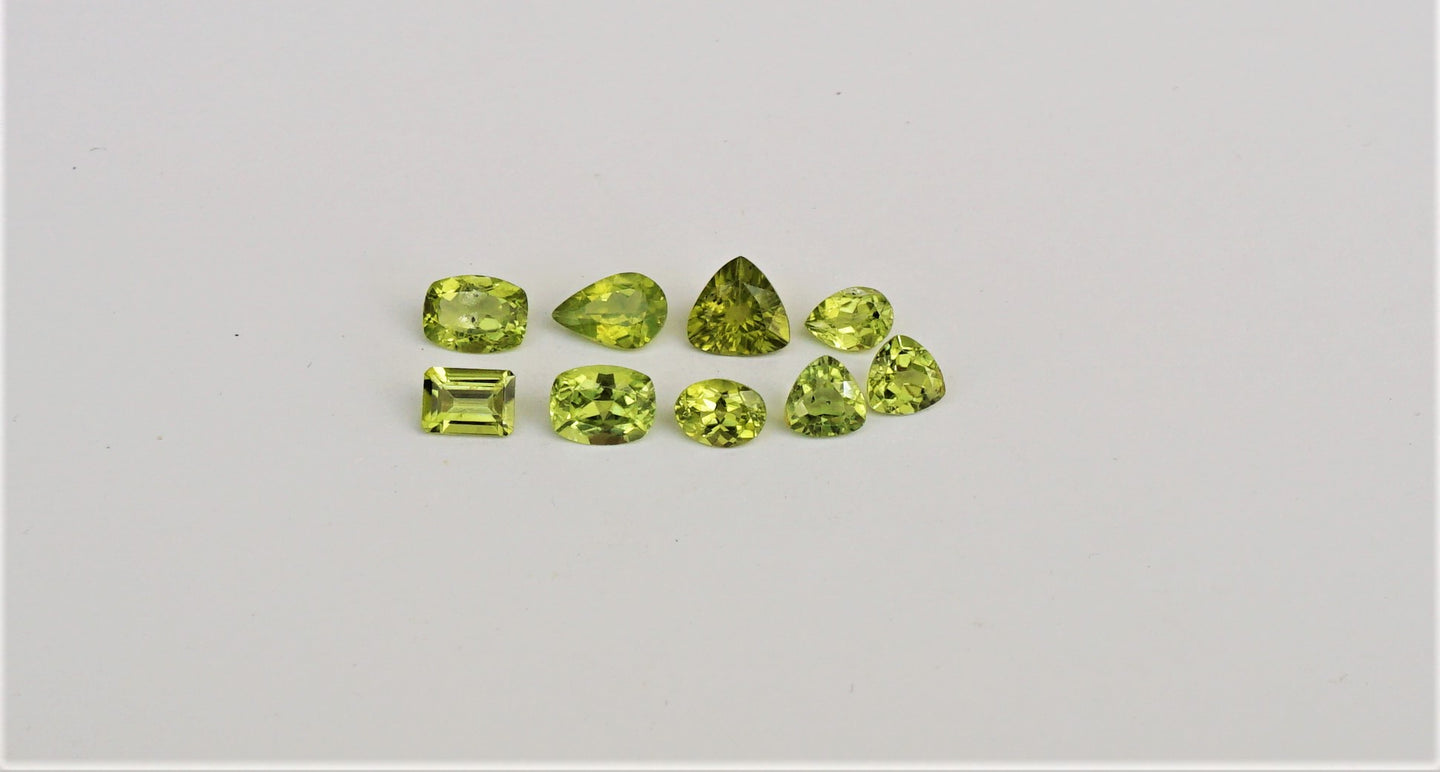 E478 Peridot Lot 10,60ct.