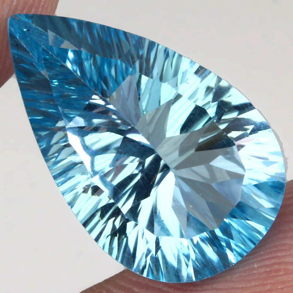 E617 Sky Blue Topas Laserschliff 13,42ct.